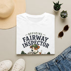 Official Fairway Inspector T-Shirt – Cute Golf Dog Graphic Tee