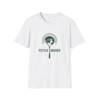 Fetch Driver T‑Shirt — Retro Tennis Ball & Dog Logo Tee