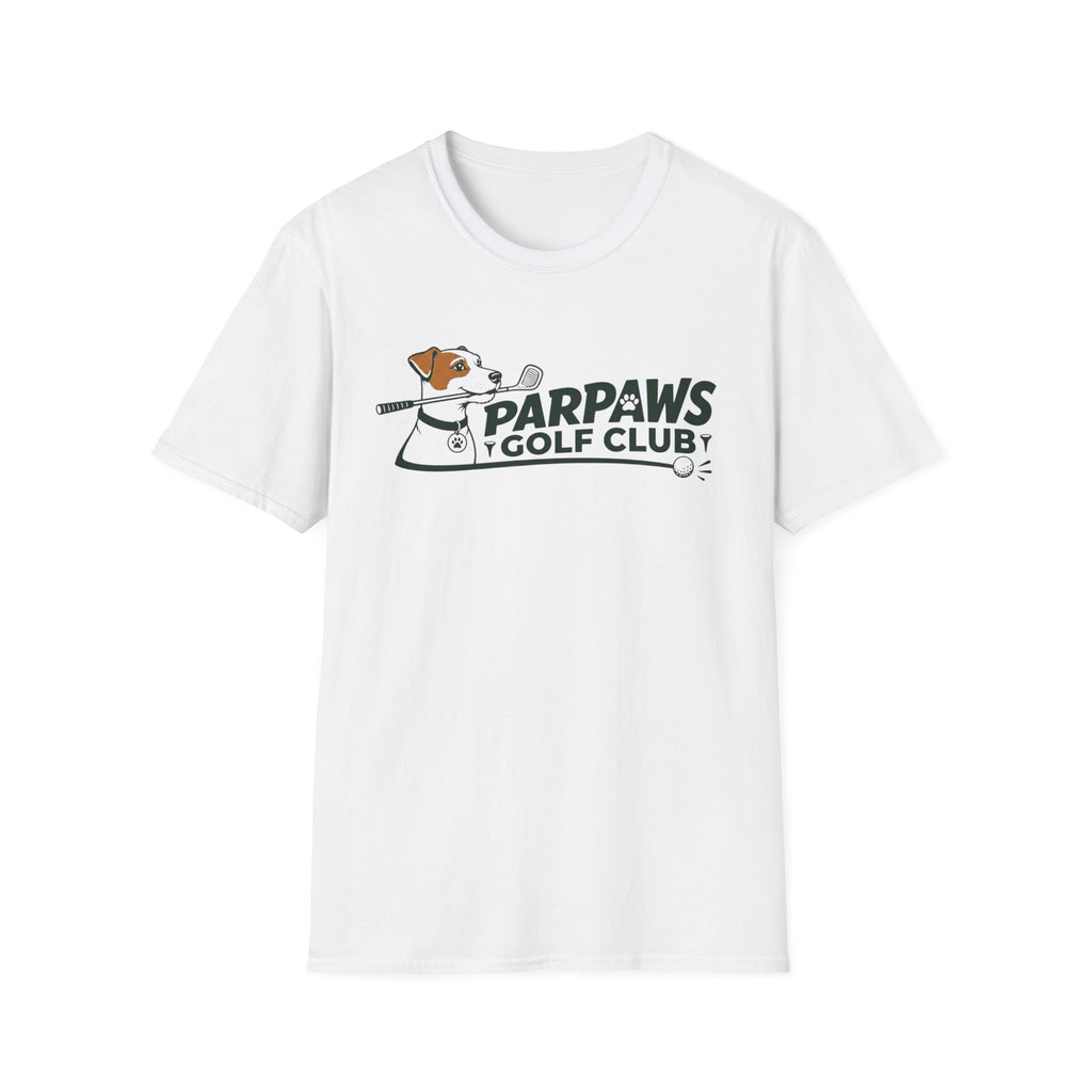 Parpaws Golf Club T-Shirt — Vintage Dog Golfer Tee