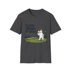 Golf Humor T-Shirt — "Playing Through My Issues" Funny Golfer Design