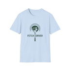Fetch Driver T‑Shirt — Retro Tennis Ball & Dog Logo Tee