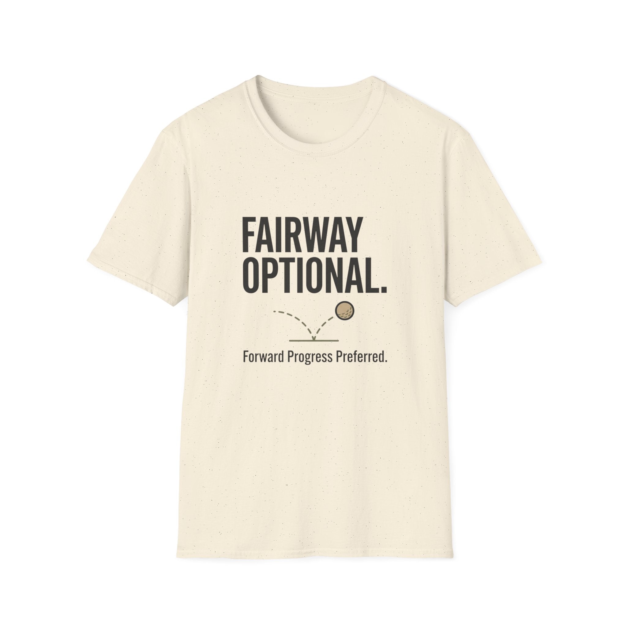 Fairway Optional Golf T-Shirt — "Fairway Optional" Funny Golfing Tee