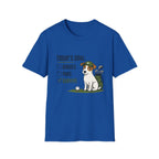 Golf Dog T-Shirt — "Today's Goal: Birdies, Pars, Survive" Funny Golfing Tee