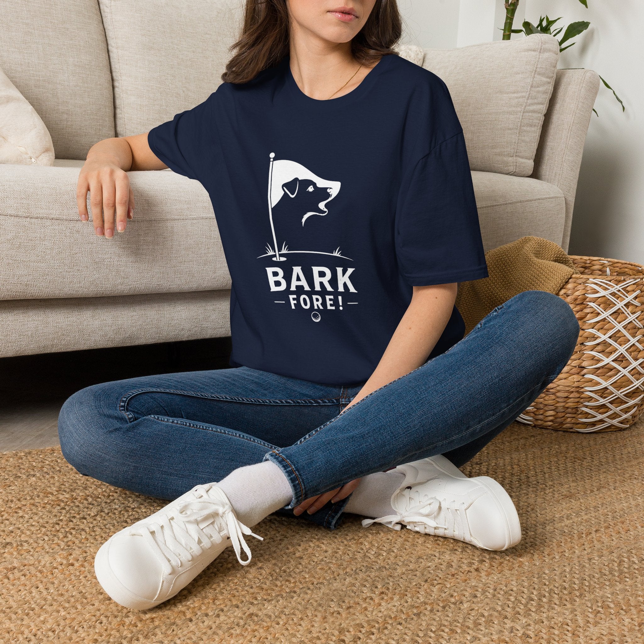 Bark Fore! Golf Dog T-Shirt — Funny Golfing Pet Lover Tee