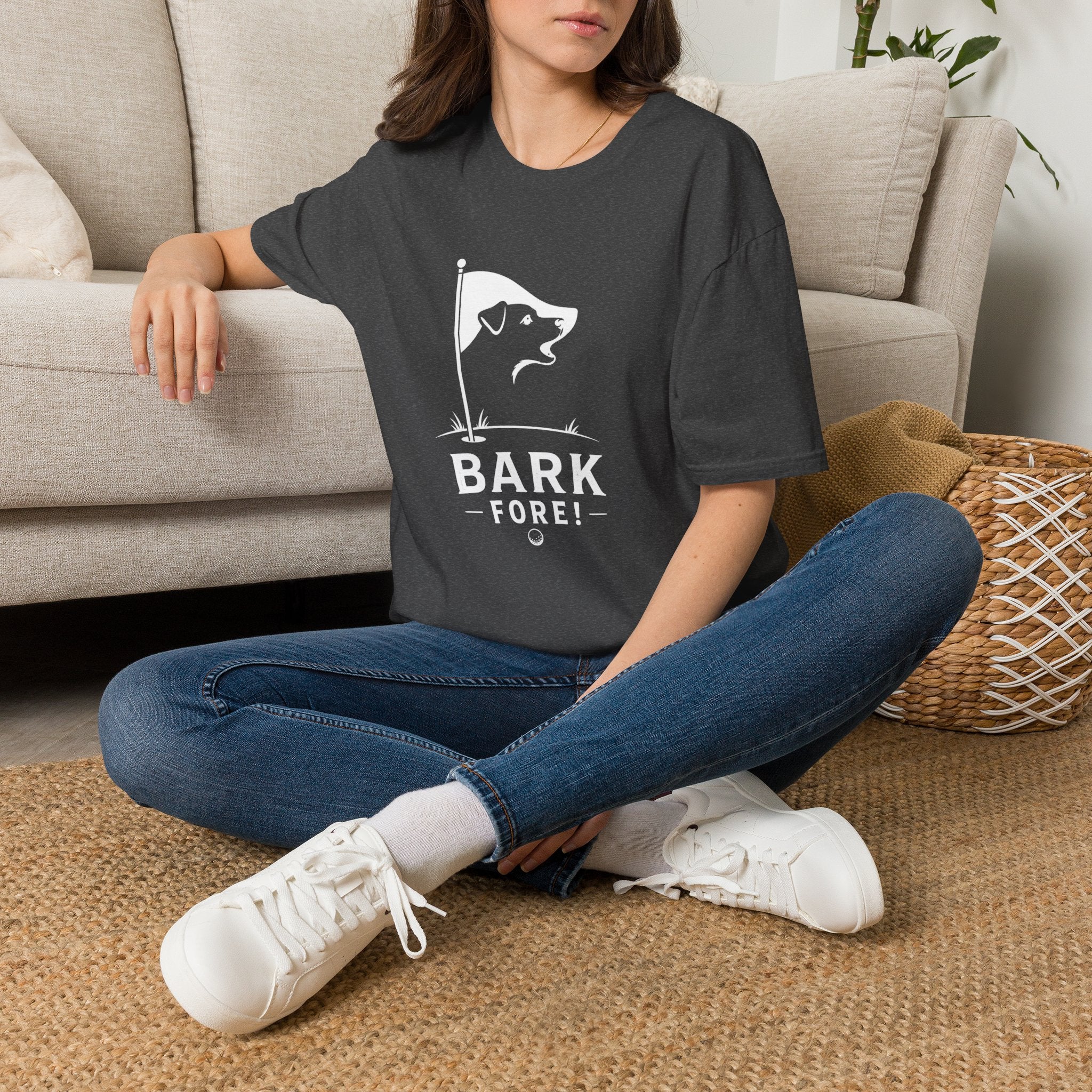 Bark Fore! Golf Dog T-Shirt — Funny Golfing Pet Lover Tee