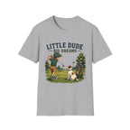 Little Dude Big Dreams T-Shirt — Kids Golf Vintage Design