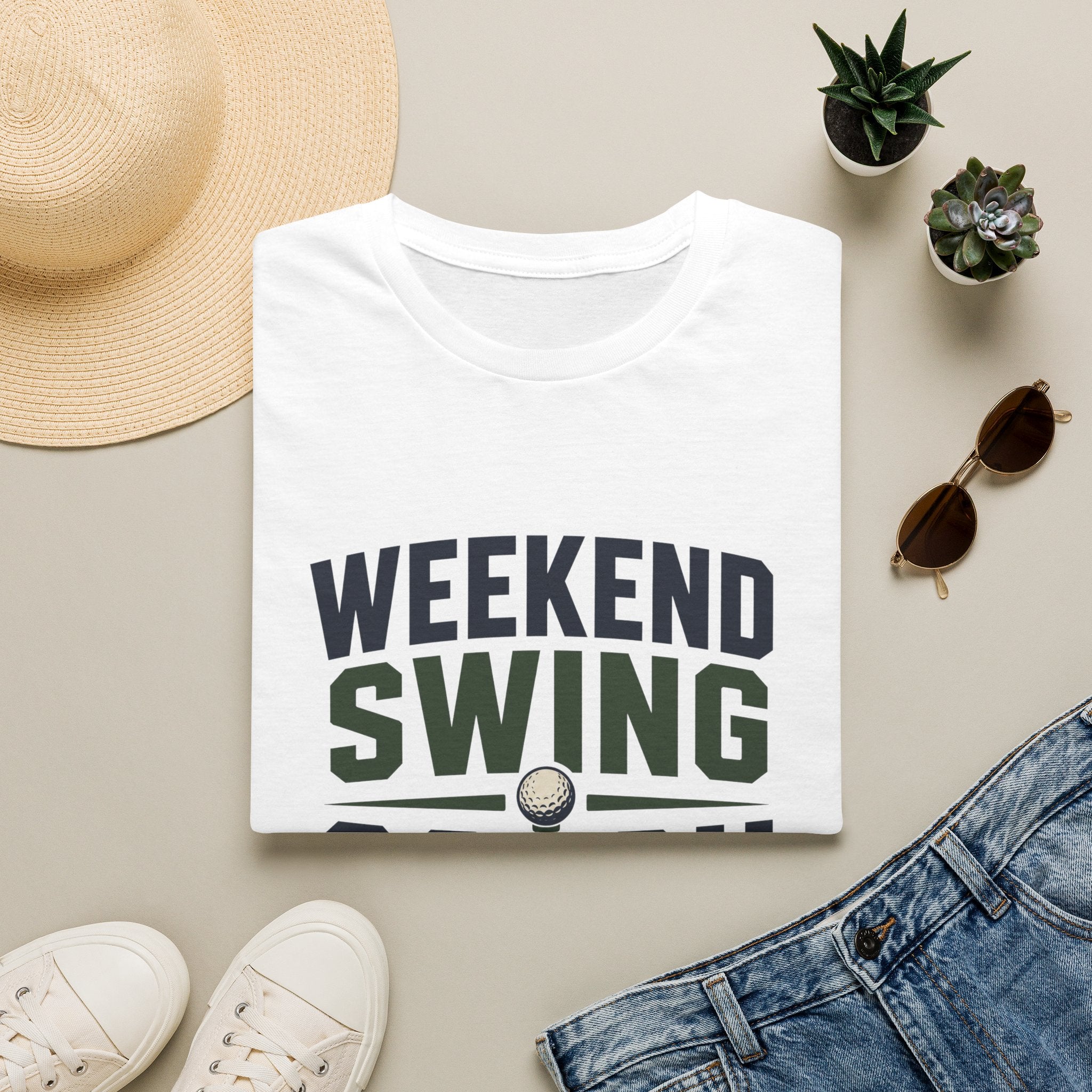 Weekend Swing Coach T-Shirt — Golf Humorous Weekend Golfer Tee
