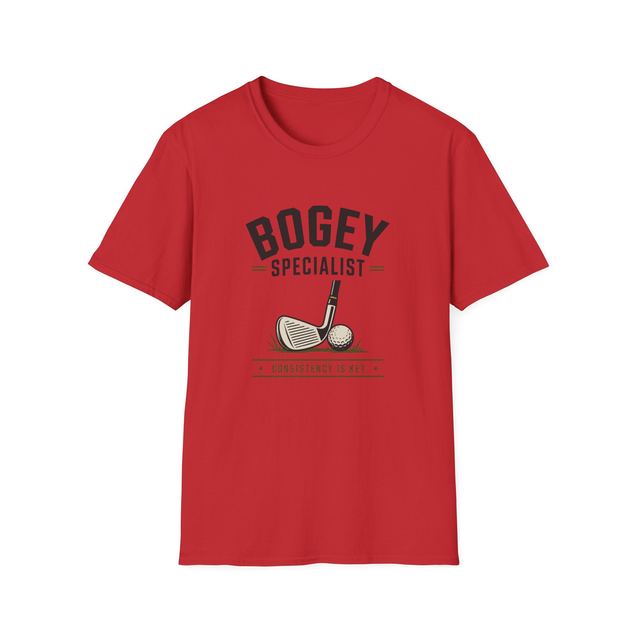 Bogey Specialist Golf T-Shirt — Funny Golfing Shirt for Players & Coaches