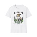 Weekend Hookers Club T-Shirt — Funny Dog Fishing Tee