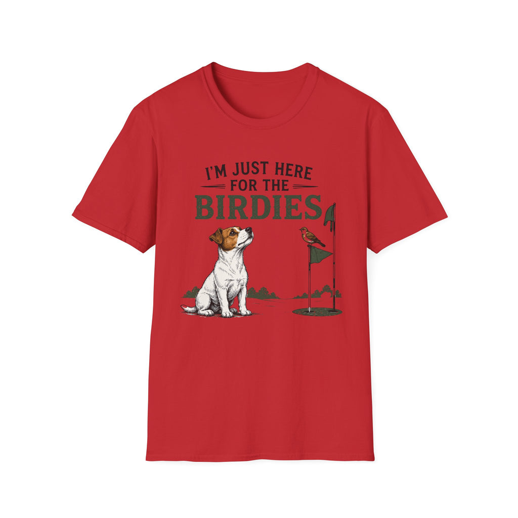 I'm Just Here for the Birdies Golf Dog T-Shirt