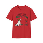 I'm Just Here for the Birdies Golf Dog T-Shirt