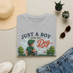 Just a Boy and His Dog T-Shirt — Boy & Dog Golfing 'Chasing Birdies' Vintage Tee