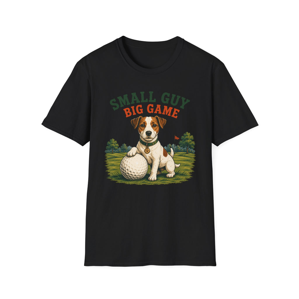Small Guy Big Game T-Shirt — Golf Dog Graphic Tee