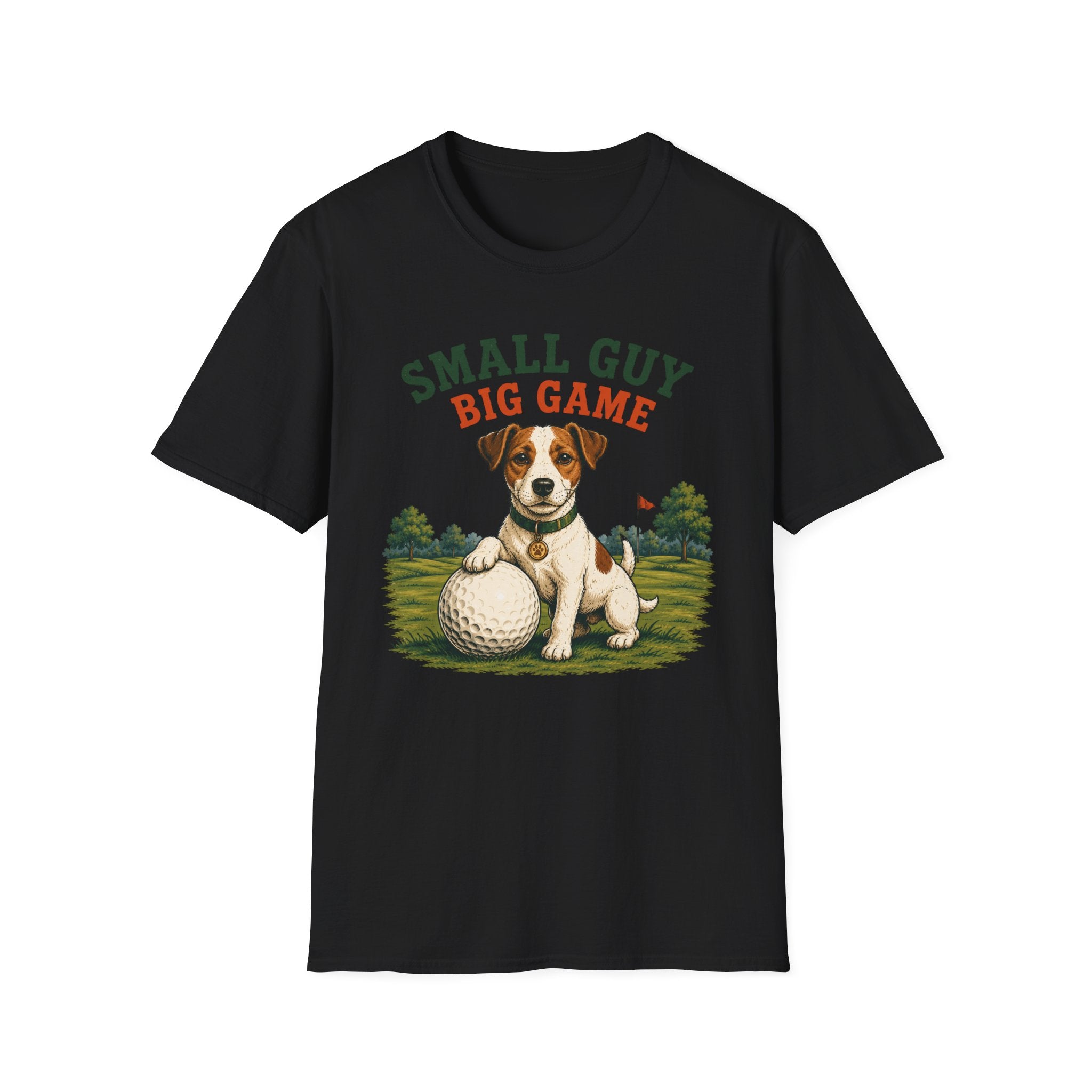 Small Guy Big Game T-Shirt — Golf Dog Graphic Tee