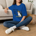 Golf Dog T-Shirt — "Today's Goal: Birdies, Pars, Survive" Funny Golfing Tee