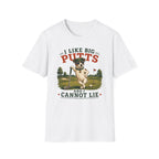 I Like Big Putts Golf T-Shirt — Funny Dog Golfing Graphic Tee