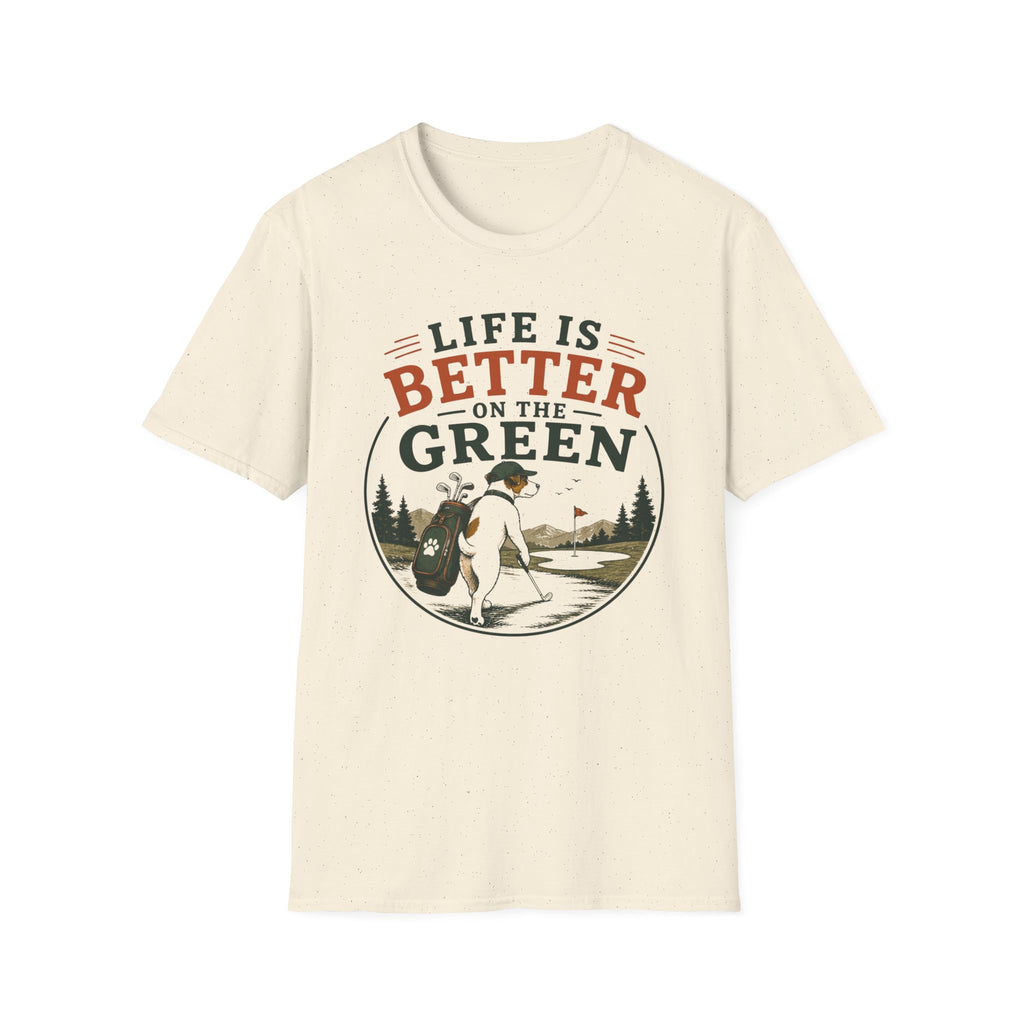 Fishing T‑Shirt — "Life Is Better on the Green" Outdoor Angler Tee