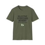 Selective Scorecard Memory T-Shirt — Funny Practice Golf Scorecard Tee