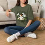 Golf Dog T‑Shirt — "Just Here for Birdies" Casual Golfing Tee