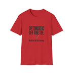 Optimistic Off The Tee T-Shirt — Funny Golf Graphic Tee