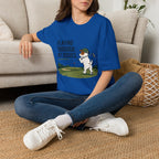 Golf Humor T-Shirt — "Playing Through My Issues" Funny Golfer Design