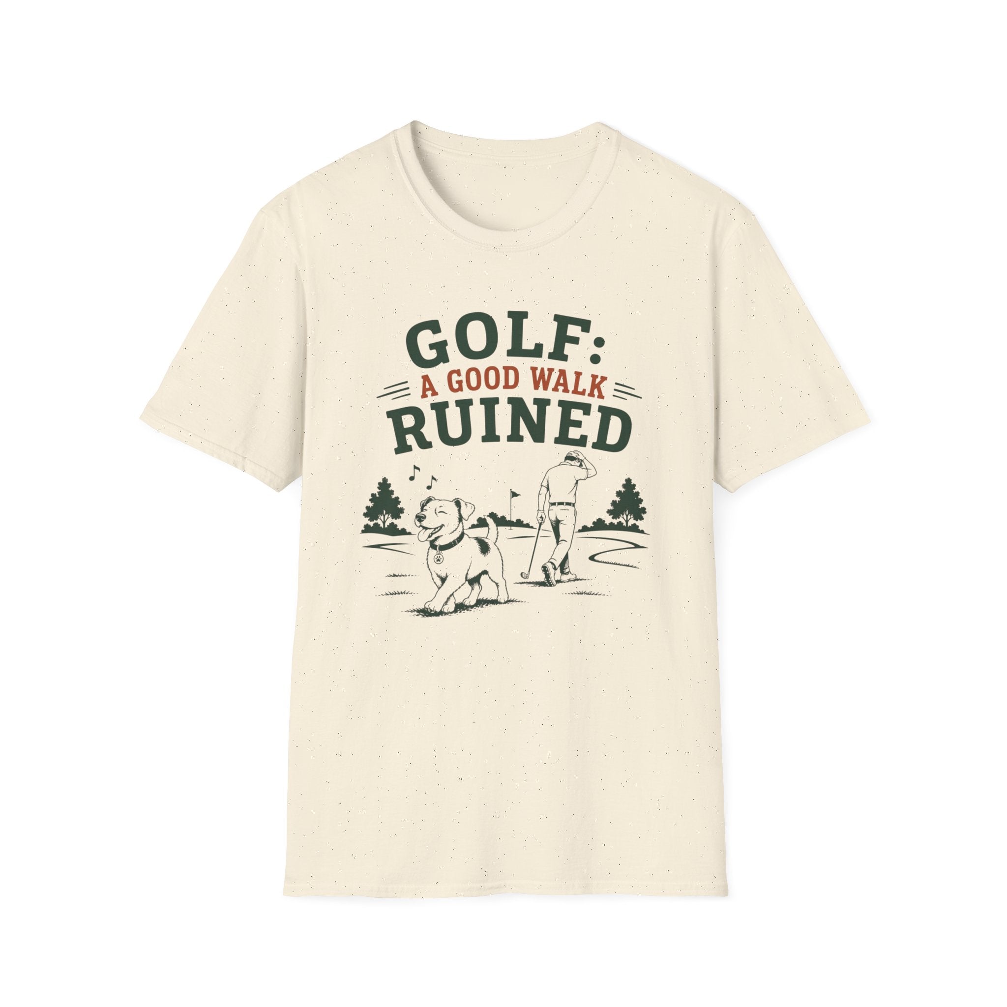 Golf T-Shirt — "GOLF: A GOOD WALK RUINED" Funny Golfing Tee for Golfers & Outdoor Fans