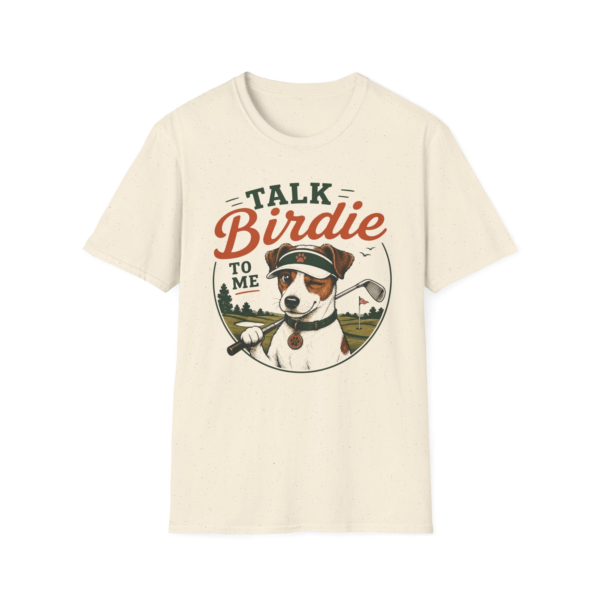 Talk Birdie To Me T‑Shirt — Funny Golf Dog Graphic Tee