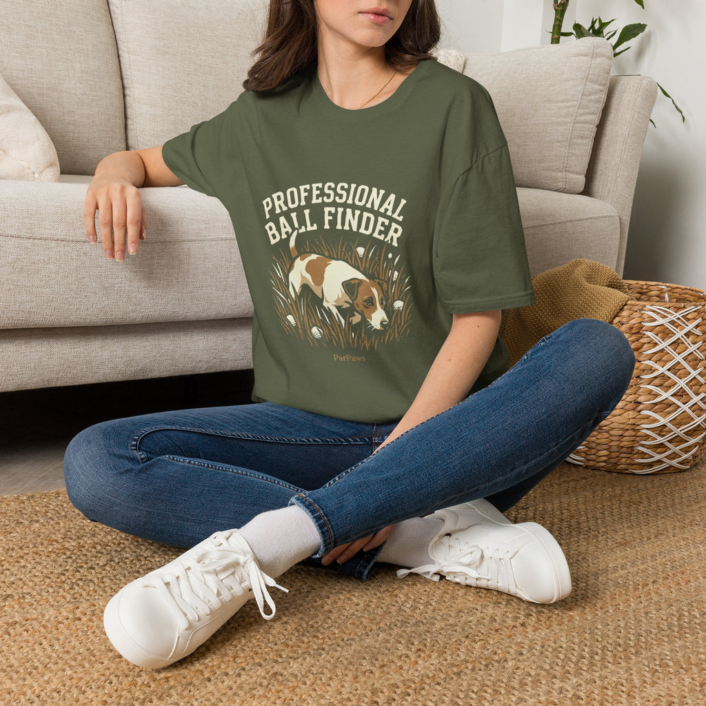 T-Shirt — Professional Ball Finder Dog Graphic Tee