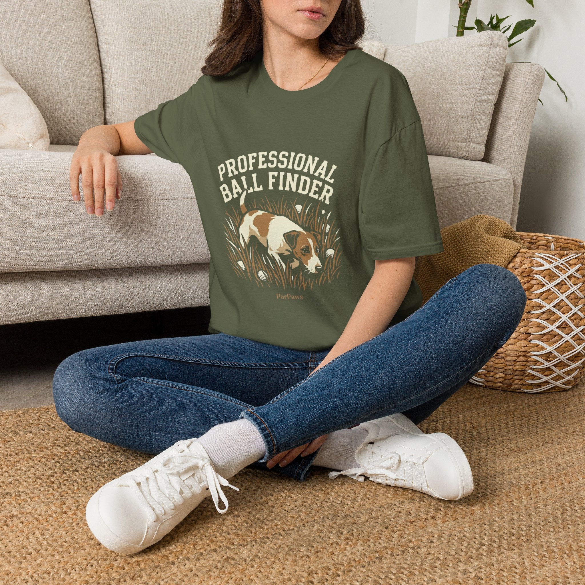 T-Shirt — Professional Ball Finder Dog Graphic Tee