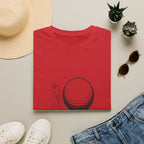 Golf T-Shirt — 'Size Matters' Funny Golf Ball Design, Golfer Gift