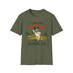 I Like Big Putts Golf T-Shirt — Funny Dog Golfing Graphic Tee