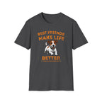 T-Shirt — "Best Friends Make Life Better" Cute Dog Graphic Tee