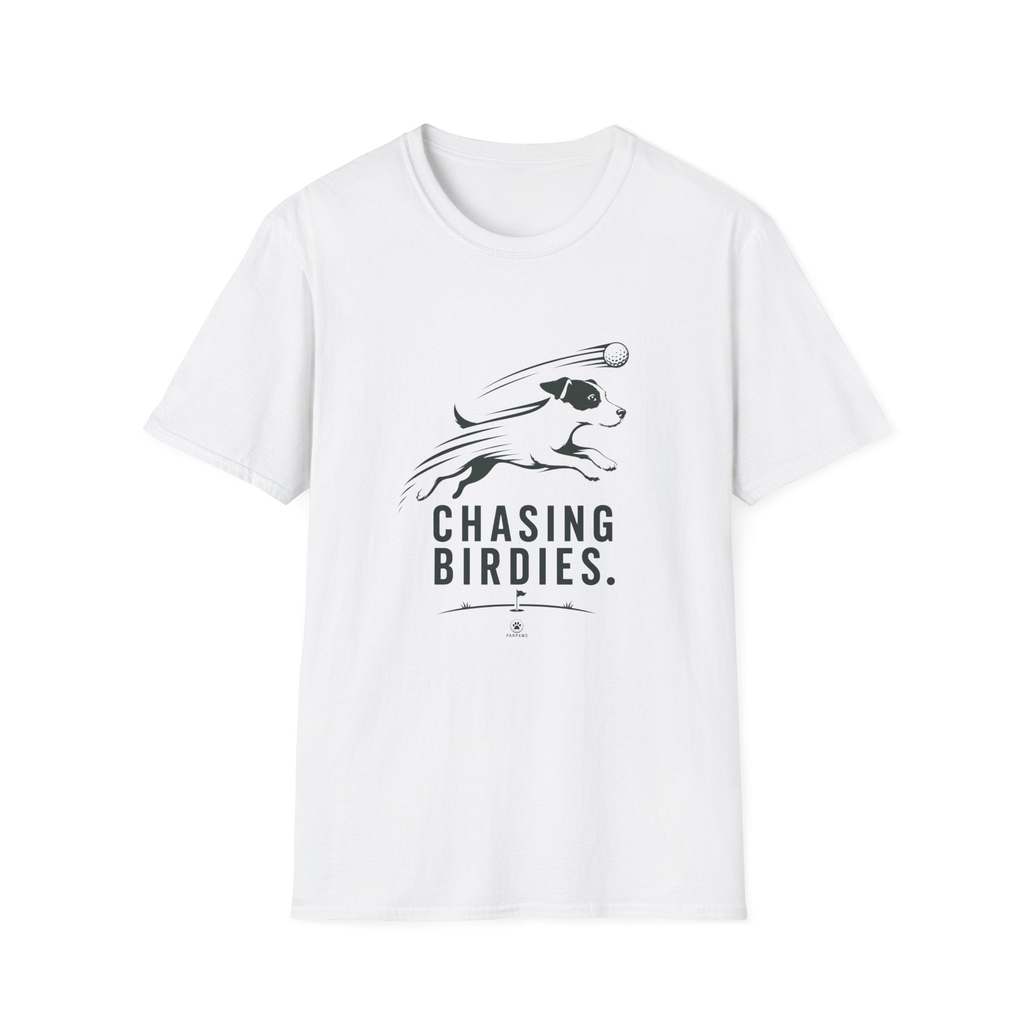 Chasing Birdies T-Shirt —  Dog Graphic Tee