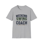 Weekend Swing Coach T-Shirt — Golf Humorous Weekend Golfer Tee