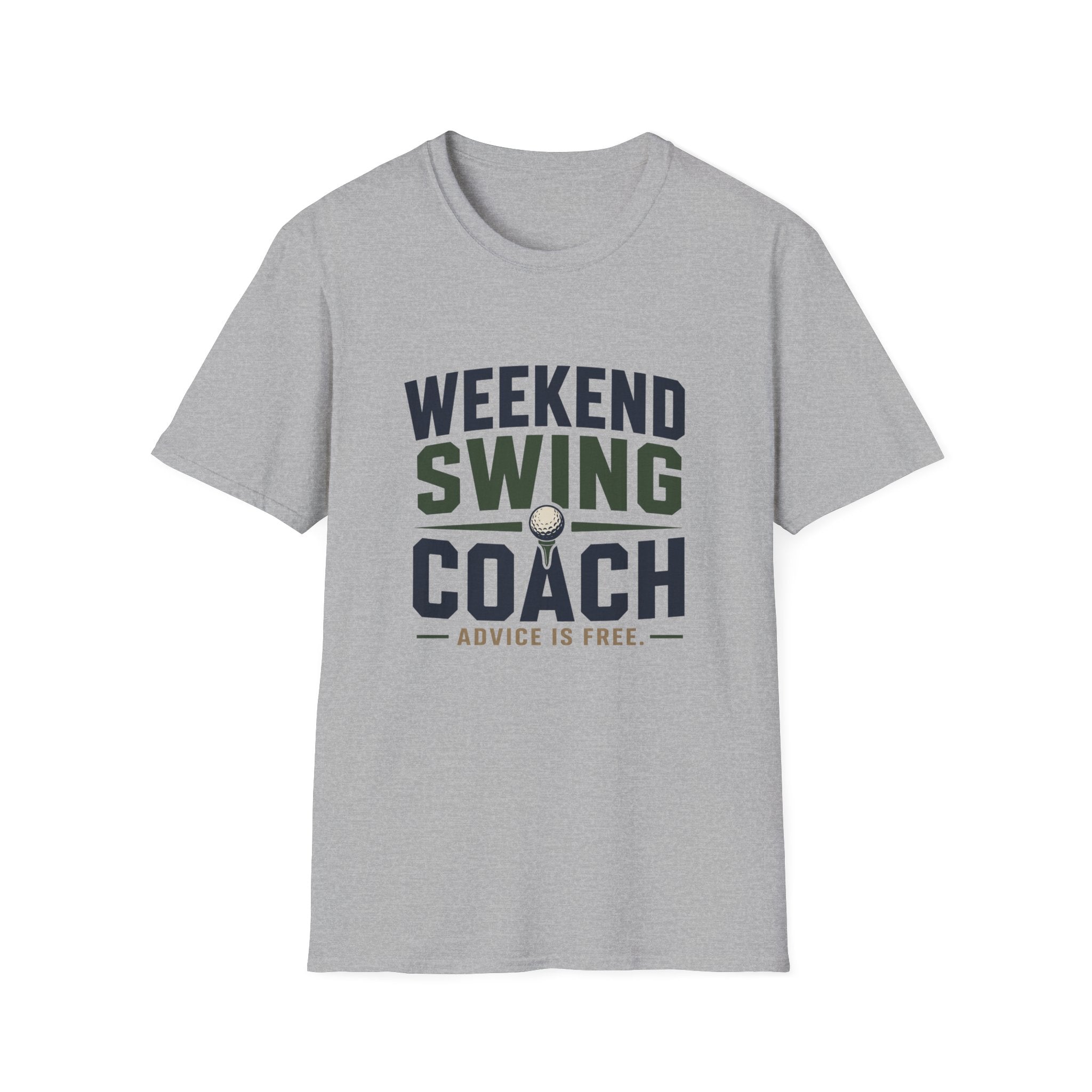 Weekend Swing Coach T-Shirt — Golf Humorous Weekend Golfer Tee