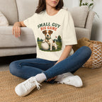 Small Guy Big Game T-Shirt — Golf Dog Graphic Tee
