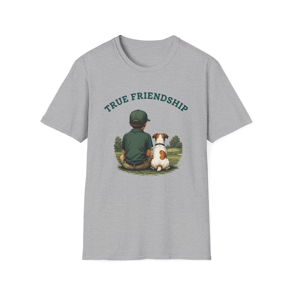 True Friendship T-Shirt — Boy and Dog Graphic