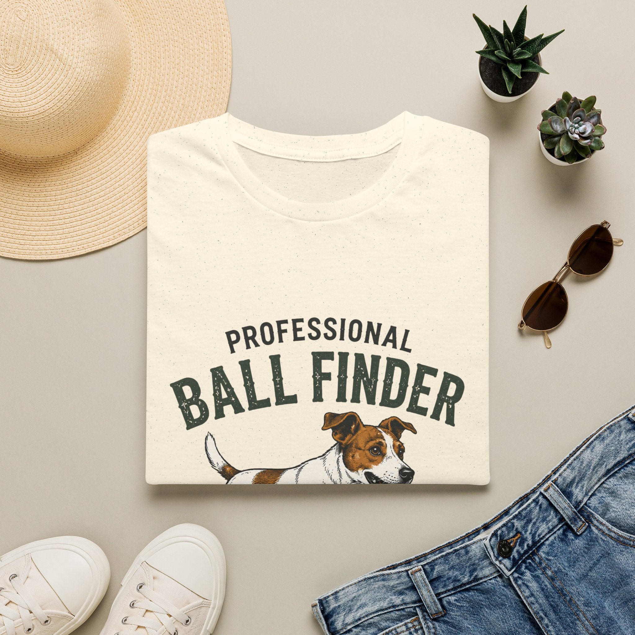 Professional Ball Finder T-Shirt — Dog Fetch Lover Tee