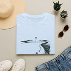 Golf Course Paw Prints T‑Shirt — 'Lost Another One' Pet Lover Golf Shirt