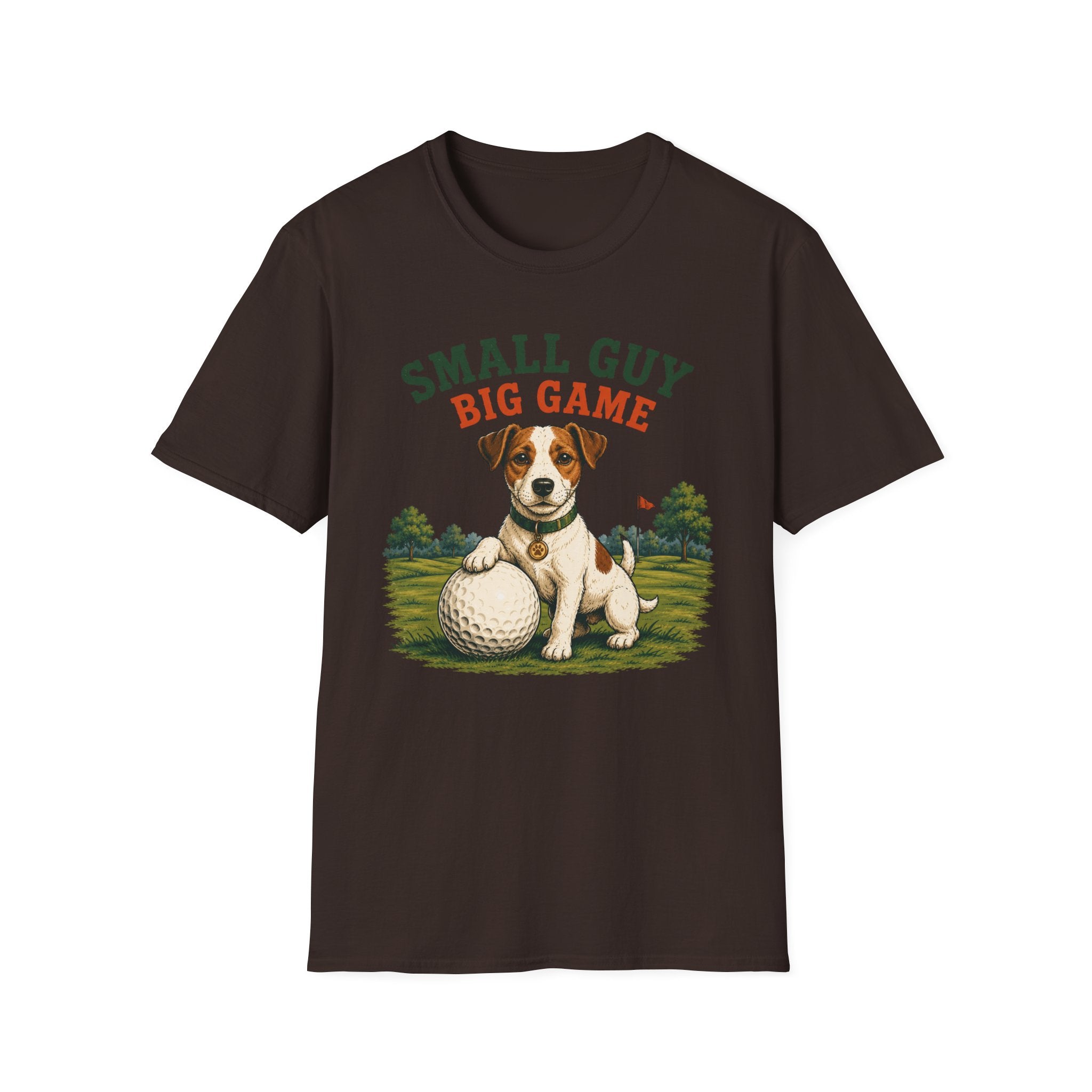 Small Guy Big Game T-Shirt — Golf Dog Graphic Tee