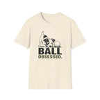 Dog Lover T‑Shirt — "Ball Obsessed" Puppy Graphic Tee