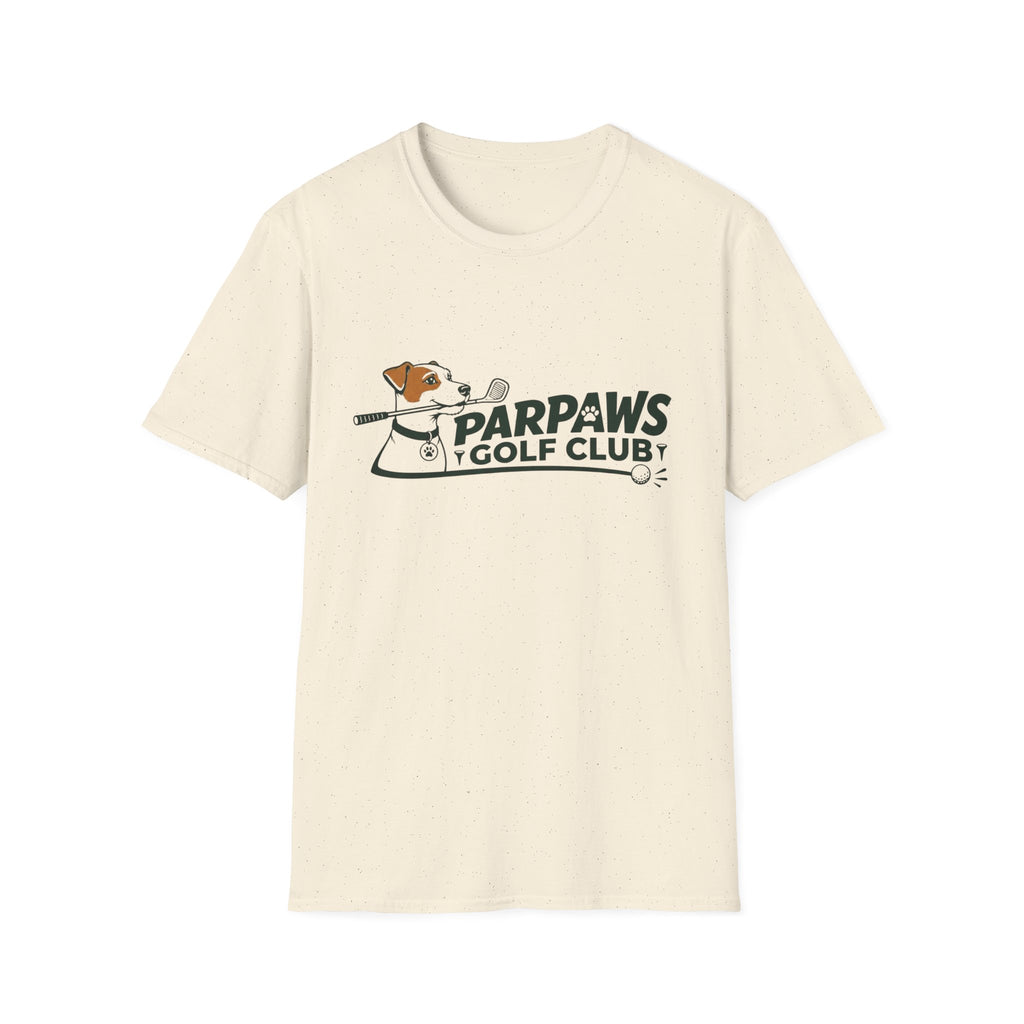 ParPaws Golf Club T-Shirt — Cute Dog Golf Graphic Tee for Golfers & Pet Lovers