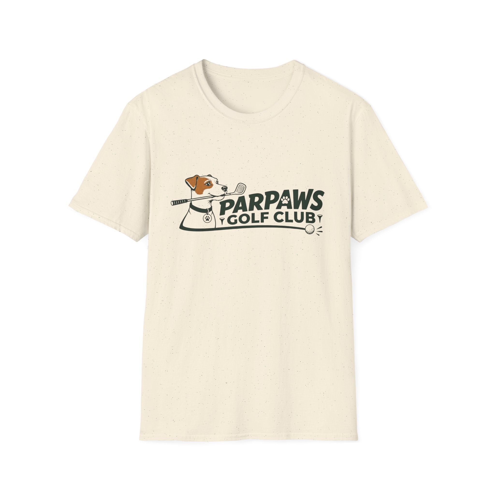 ParPaws Golf Club T-Shirt — Cute Dog Golf Graphic Tee for Golfers & Pet Lovers