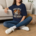 Jack Russell T-Shirt — "Built Like A Jack Russell" Vintage Dog Graphic Tee