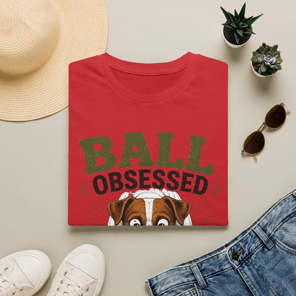 Ball Obsessed T‑Shirt – Cute Dog Golf Lover Graphic Tee