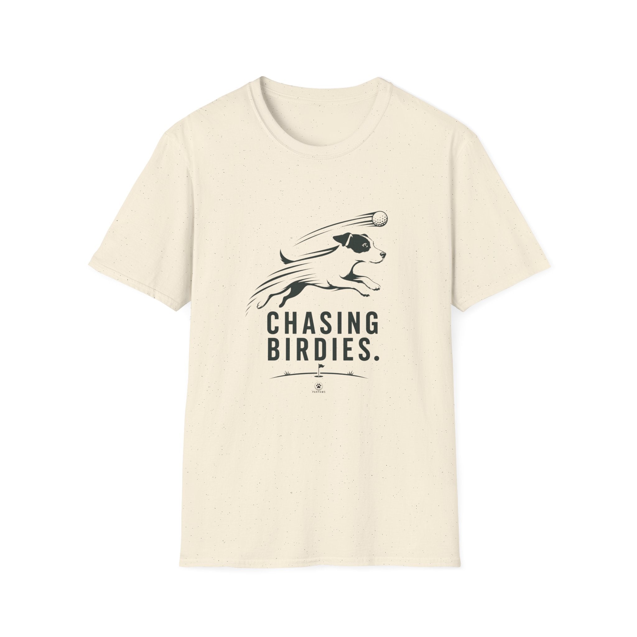 Chasing Birdies Dog Graphic T-Shirt