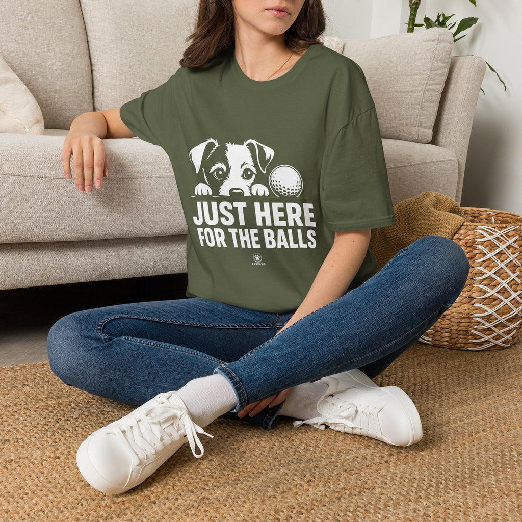Just Here for the Balls T-Shirt - Dark Colors
