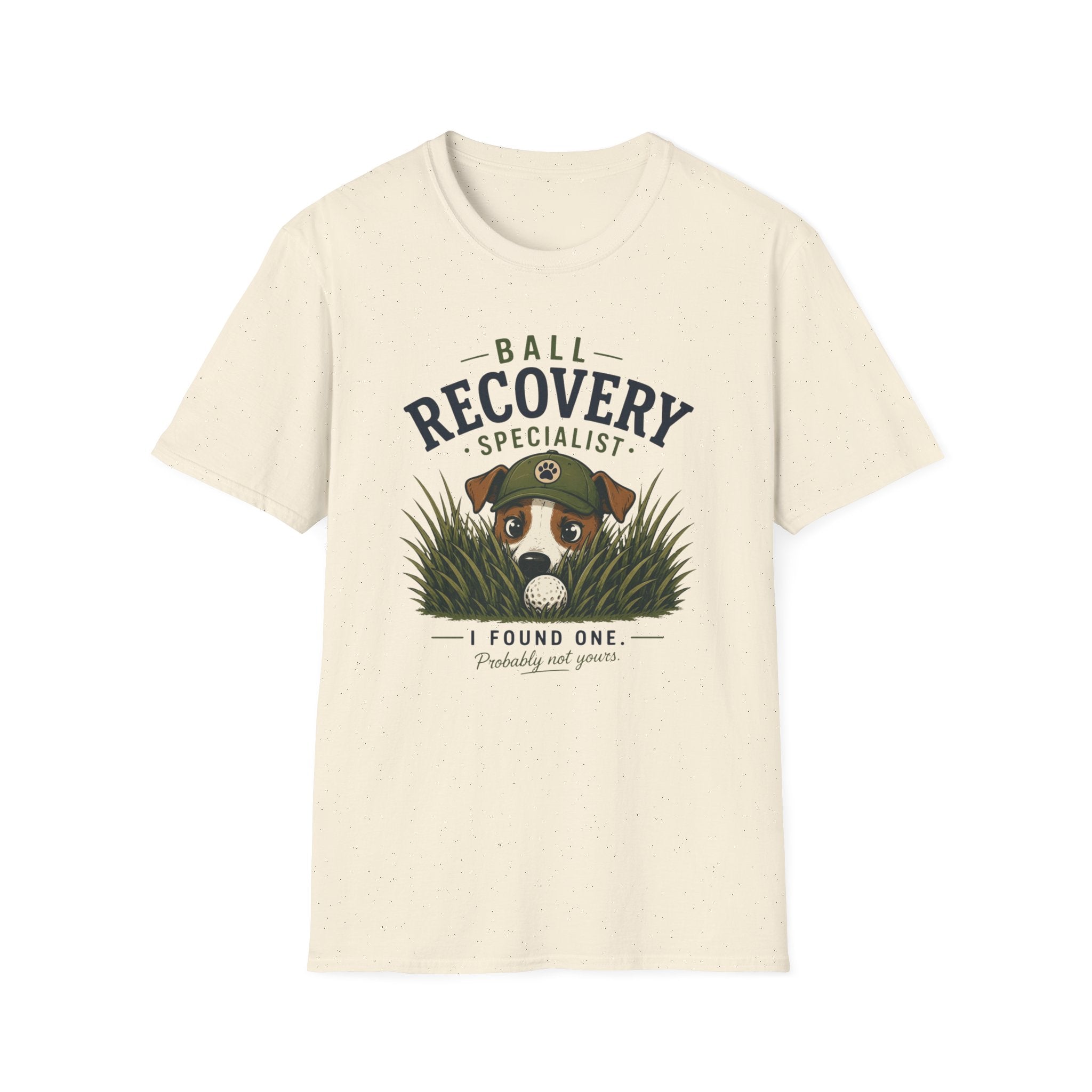 Recovery Specialist T‑Shirt — Ball Recovery Dog Design