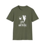 Golf Dog T-Shirt — "Small Dog. Big Slice." Funny Golfing Pet Tee