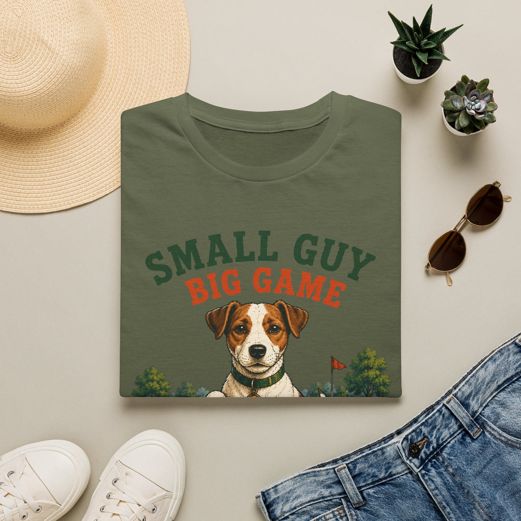 Small Guy Big Game T-Shirt — Golf Dog Graphic Tee